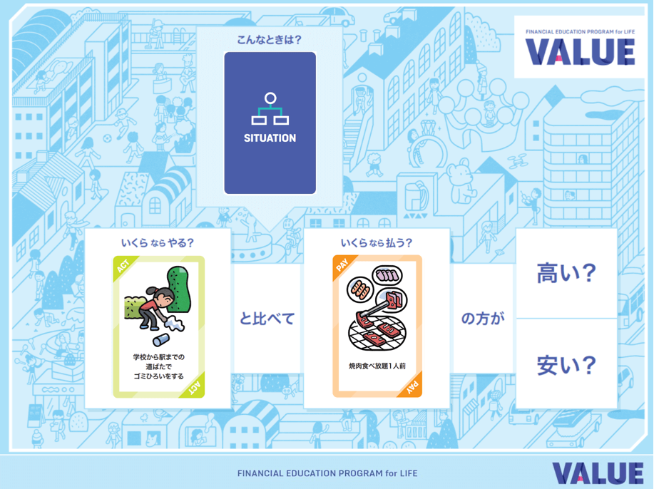 【開催レポート】知識を得るだけじゃない！お金についての主体的判断軸を養う金融経済教育プログラム「お金の力」の体験会を開催しました！（前編「VALUE」）