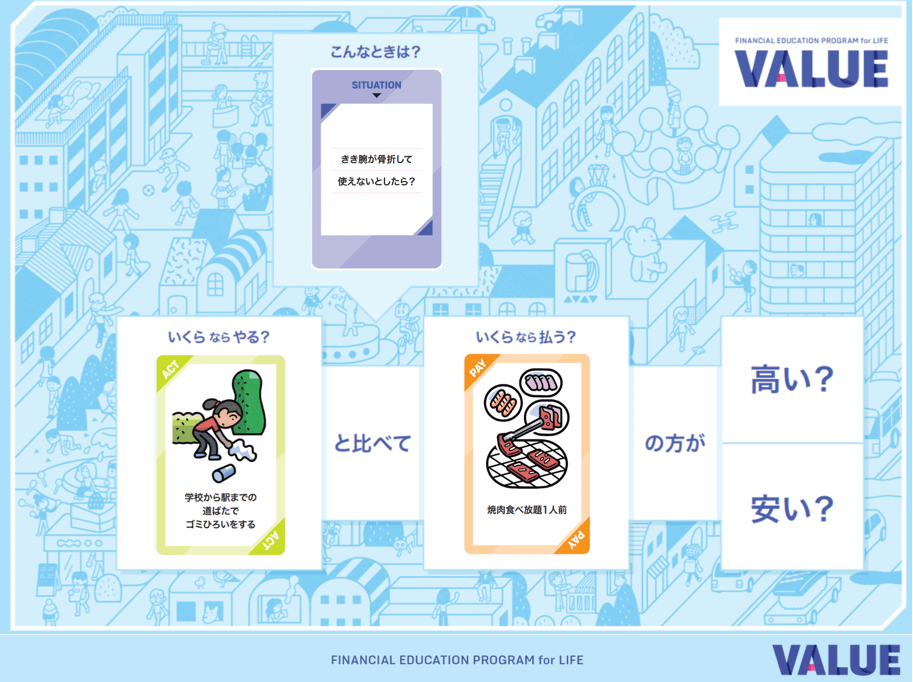 【開催レポート】知識を得るだけじゃない！お金についての主体的判断軸を養う金融経済教育プログラム「お金の力」の体験会を開催しました！（前編「VALUE」）